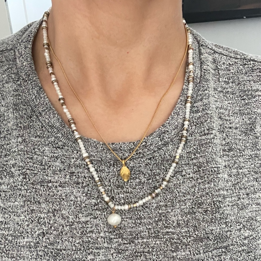 Chan Luu pearl double strand necklace